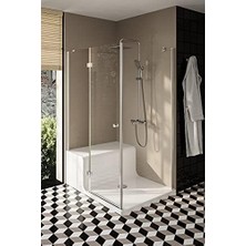 NY Home Square A45629STA 3f El Duşu Takımı Krom