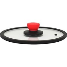 Nisar Store Titanium 26CM Sığ Tencere/kırmızı