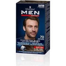 Nisar Store Men Perfect 70 Koyu Kahve Erkeklere Özel Saç Boyası