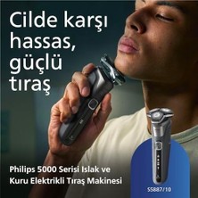 Nisar Store 5000 Serisi Tıraş Makinesi, Sinekkaydı Tıraş, Skin Iq Teknolojisi, Islak ve Kuru Kullanım, Hassas Düzeltici Başlık – S5887/10