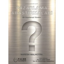 Palme Yayınevi Pazarlama Araştirmaları Bir Uygulamalı Yönelim