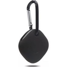 Nisar Store Galaxy Smarttag Ile Uyumlu Kancalı Silikon Koruma Şık ve Ergonomik Tasarım Kılıf, Siyah