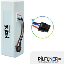 Nisar Store Micron Mi Mop 1c 2in1 Akıllı Süpürge Bataryası 14.4V 2600MAH Pil 14.4 Volt 2600 Mah Kutulu