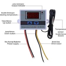 NY Home Dijital Termostat Kuluçka Termostatı XH-W3001 220V Ac Dijital Termostat 1500W Akvaryum Termostatı