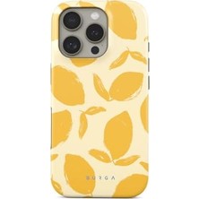 NY Home Burga 16 Pro Max Için Magsafe ile Uyumlu Tough Kılıf, Lemon Tart