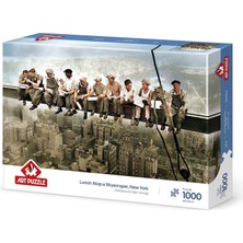 NY Home Gökdelen'de Öğle Yemeği 1000 Parça Puzzle