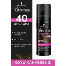 Nisar Store Root Retoucher Beyazları Anında Kapatan Sprey Boya Koyu Kahverengi 120 ml