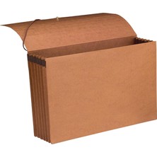 Nisar Store Kapaklı ve Kordon KAPATMALI%100 Geri Dönüşümlü Genişleyen Dosya Cüzdanı, Güçlendirilmiş, 5-1/4" Genişletme, Yasal Boyut, Redrope, Kutu Başına 10 (71199)