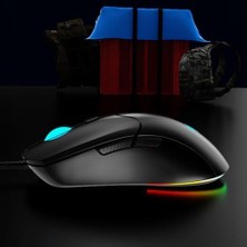 Nisar Store Aula S13 1200/1800 / 2400 / 3600DPI Ayarlanabilir Rgb Optik Kablolu Oyuncu Gaming Mouse