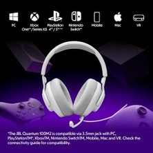 Nisar Store Quantum 100M2,GAMING Kulaklık,kablolu,beyaz