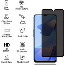 NY Home Oppo A16 Privacy (Hayalet) Ekran Koruyucu – 2 Adet - 9h Temperli Cam, Yan Görünme Engelleyici, Tam Kaplama