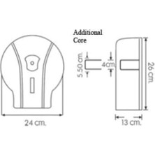 NY Home Mini Wc Tuvalet Kağıdı Dispenseri Aparatı Beyaz Mj1