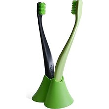 NY Home Bioplastik Fırça Tutacağı 2'li Yeşil