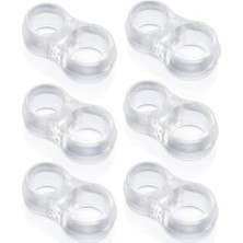 Nisar Store Plastik Kapı Kolu Stoperi, Kapı Arkası Duvar Koruyucu Tampon, Silikon Durdurucu, Pencere Kolu Stoperi (12)