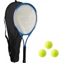 Slipt Tenis Raketi Seti 340 gr Renkli 1 Raket 3 Top ile Taşıma Çantası İçerir