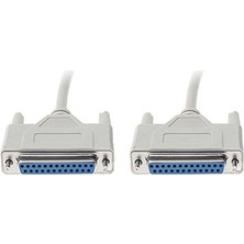 Nisar Store Paralel Lpt 25 Pin Dişi Dişi Yazıcı Uzatma Kablosu 2m