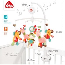 Nisar Store Müzik Mobil - Sevimli Hayvanlı Bebek Uyku Yardımı - Bebek Mobil Müzik Kutusu Melodi - 0-5 Ay Arası Bebekler Için Müzik Mobil Bebek Yatağı Oyuncak