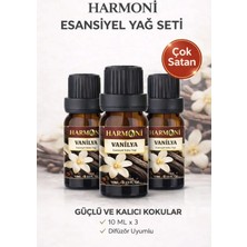Harmoni Vanilya Esansiyel Uçucu Koku 10ML Difüzör Esansı Buhurdanlık Yağı ve Oda Kokusu