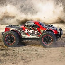 Nisar Store 2.4ghz Uzaktan Kumandalı 1:16 Ölçek 40 Km Hız Yapabilen Şarjlı 4x4 Metal Iç Aksamlı Off-Road Araba (K.kırmızı)