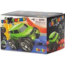 Nisar Store Smoby Flextreme Suv Yeşil Ek Araba Flextreme Başlangıç Kiti Için Yarış Pisti, Otomobil Yarış Pisti, 4 Yaş Üstü Çocuklar Için, Döngülü Esnek Pist