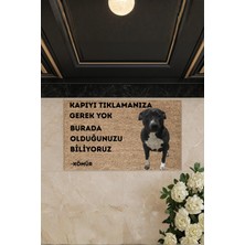 Köpeğiniz ve Kediniz ile Özel Tasarım Paspas | Yüksek Kaliteli Dijital Baskılı Kaymaz Kapı Önü Paspası -Özel Tasarım
