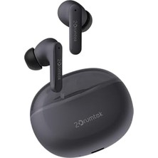 Nisar Store A4 Tech 2drumtek B25 Wriless Tws Kulaklık, Bluetooth 5.2, Hibrit Aktif Gürültü Önleme, Toza ve Suya Dayanıklı (Ipx4), Kulakiçi, Gri
