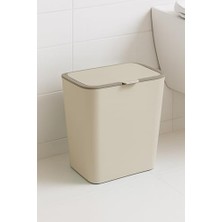 NY Home Flıp Çöp Kovası - Bej