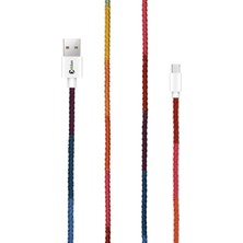 Nisar Store Handmade CC-003 Handmade Micro Şarj ve Data Kablosu, 100 cm