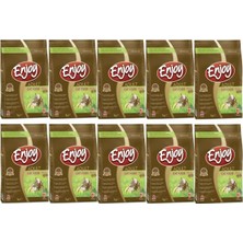 Enjoy Tavuk Etli Yetişkin Kedi Maması 1 kg 10 Adet Premium Kalite Lezzetli Besleyici İçerik