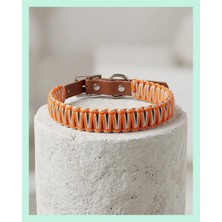 Elar Aksesuar El Yapımı Paracord ve Deri Köpek Boyun Tasması – Ayarlanabilir, Dayanıklı, Küçük Irklar - Do3