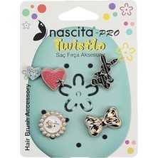 Nisar Store 4lü Saç Fırça Aksesuarı - 07