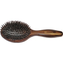 İris Iris Oval Ahşap Saç Fırçası 51026 Naylon Kıllarla Etkili Saç Bakımı İçin Özel Tasarım