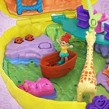 Nisar Store Polly Eğlence Giyilebilir Kompakt Ananas Çanta, 8 Eğlenceli Özellik Içeren Kompakt Set, Minik Polly ve Lila Bebekler, 2 Aksesuar ve Çıkartma Sayfası; 4 Yaş ve Üzeri Için, GKJ64