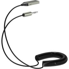 Nisar Store NR32 Mikrofonlu Araç Bluetooth Kiti Herhangi Bir Kulaklık Aux Çıkışını Kablosuz Bağlantı Yapar