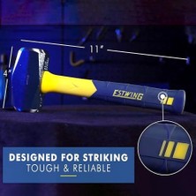 NY Home Sure Strike Delme/çatlak Çekiç - Fiberglas Saplı ve Kaymaz Minder Kavramalı 1,4 kg Kızak - MRF3LB