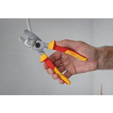 Nisar Store Professional, Professional Vde Kablo Makası 200MM, 1600A02NF4, Kırmızı