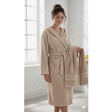 Battal Boy Geniş Kalıp Havlulu %100 Pamuk Kadın &erkek Bornozu