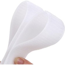 NY Home Aso 2 cm 25 Metre Cırt Bant Şerit Halka Nane Kanca Takım Beyaz, Aso