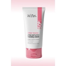 Nisar Store Wou Ton Eşitleyici Pembe Krem 50ML 50+