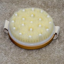 Nisar Store Kuru ve Islak Vücut Fırçası – Yumuşak Lifli, Kaymaz Saplı, Cilt Eksfoliasyonu ve Masaj Için Büyük Başlıklı Banyo Fırçası (11 Cm)