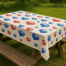 Nisar Store Kullan At Kağıt Masa Örtüsü Desenli Rulo Sofra BEZI100 x 125CM 16 Yaprak