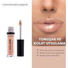 Nisar Store Le Volume Plump & Care Lipgloss 16 Nude Style Dudak Parlatıcısı, Nude