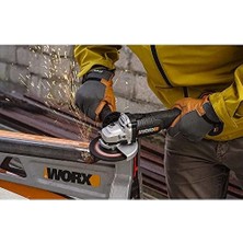 Nisar Store WX812.9 20VOLT 125MM Kömürsüz Profesyonel Avuç Taşlama (Akü Dahil Değildir)