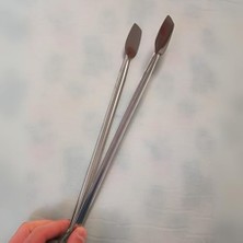 NY Home Klasik Metal Mangal Maşası 36 Cm-32 Cm-27 cm Uzun-Kısa Boy Çelik Yemek Barbekü Izgara Kömür Köz (36 cm - 1 Adet)