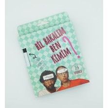 NY Home Bil Bakalım Ben Kimim? – Silinebilir Kalemli Eğlenceli Tahmin Oyunu (2–6 Oyuncu)