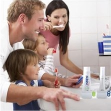 NY Home 3 Adet Aile Boyu Çevirmeli Diş Macunu Krem Paket Sıkma Sıyırma Aparatı Her Eve Lazım