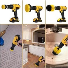 Nisar Store A1 Matkap Ucu Temizleme Fırça Seti, 3'lü Çok Amaçlı Temizlik Fırçası, Matkap Ucuna Takılan