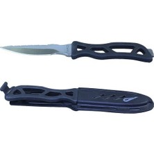 Kraken Mako Dalış Bıçağı 23 cm Siyah Renkli Paslanmaz Çelik Malzeme ile Tasarlandı