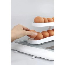 NY Home Life 2 Katlı Otomatik Yumurta Standı Buzdolabı Içi Yumurtalık Organizeri MIT1160