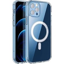 Nisar Store 14 Pro Max Için Özellikli Çok Şık Şeffaf Kılıf Kristal Full Koruma